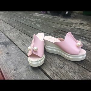 Wedge heels sandals